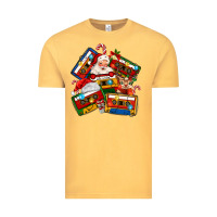 Vintage Mustard christmas cassette tapes Vintage Tee - MaliasSmallBusiness