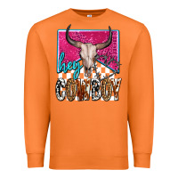 Carrot western hey cowboy Premium Sweatshirt - OliviaCreatesArt