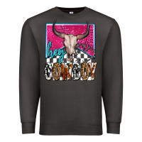 Smoke western hey cowboy Premium Sweatshirt - OliviaCreatesArt