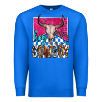 True Royal western hey cowboy Premium Sweatshirt - OliviaCreatesArt
