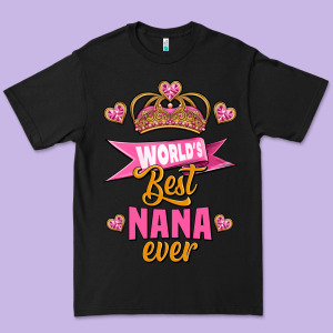 World's Best Nana Ever Premium Tee Designed By Jasminsmagicworld