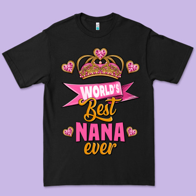 World's Best Nana Ever Premium Tee Designed By Jasminsmagicworld