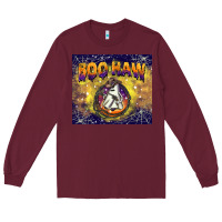 Burgundy boo haw tumbler Long Sleeve Tee - BarkalooDesign