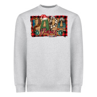 Heather Grey Papa Claus Heavyweight Sweatshirt - Bettercallsaul