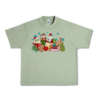Oil Green santa coffee Urban Heavy Tee - MaliasSmallBusiness