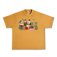 Peanut Butter santa coffee Urban Heavy Tee - MaliasSmallBusiness