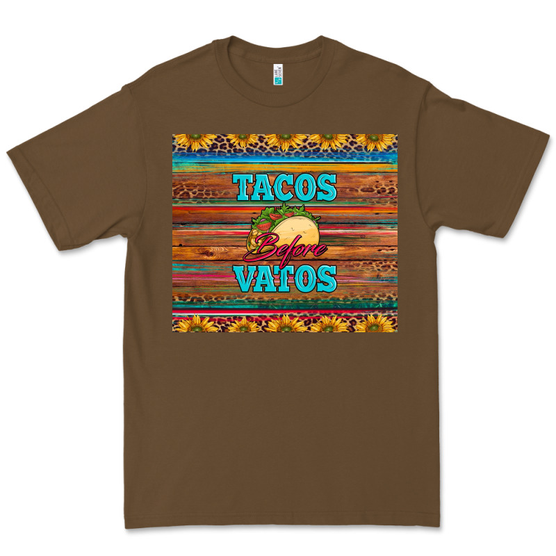 Tacos Before Vatos Premium Tee by BarkalooDesign | Teevron