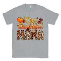 Heather Grey one thankful mama Classic Tee - MaliasSmallBusiness