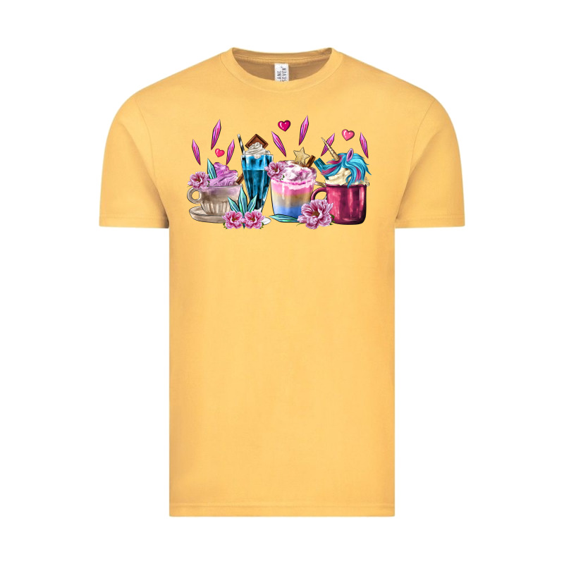 Unicorn Coffee Cups Vintage Tee by MaliasSmallBusiness | Teevron
