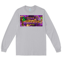 Moon Dust drink up witches Long Sleeve Tee - BarkalooDesign