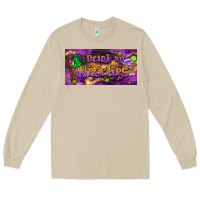 Mushroom drink up witches Long Sleeve Tee - BarkalooDesign