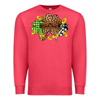 Cardinal St. Patrick's Day shamrocks Premium Sweatshirt - OliviaCreatesArt