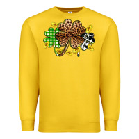 Lemon St. Patrick's Day shamrocks Premium Sweatshirt - OliviaCreatesArt