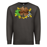 Smoke St. Patrick's Day shamrocks Premium Sweatshirt - OliviaCreatesArt