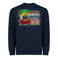 Santas Little Helper Heavyweight Sweatshirt | Teevron