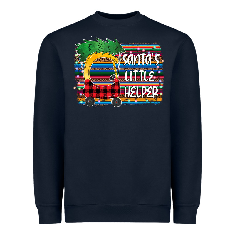 Santas Little Helper Heavyweight Sweatshirt by Bettercallsaul | Teevron