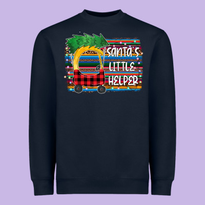 Santas Little Helper Heavyweight Sweatshirt Designed By Bettercallsaul