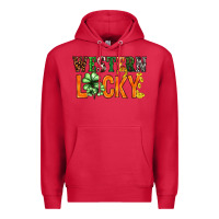 Cardinal Western lucky with clover St. Patricks day Premium Hoodie - HowdyJamesFarm