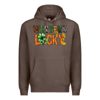 Coffee Western lucky with clover St. Patricks day Premium Hoodie - HowdyJamesFarm
