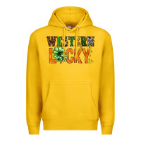 Lemon Western lucky with clover St. Patricks day Premium Hoodie - HowdyJamesFarm
