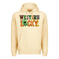 Pina Colada Western lucky with clover St. Patricks day Premium Hoodie - HowdyJamesFarm