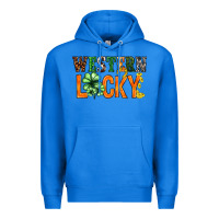True Royal Western lucky with clover St. Patricks day Premium Hoodie - HowdyJamesFarm