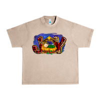 French Oak baby jesus joy Urban Heavy Tee - MaliasSmallBusiness