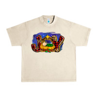 Sandshell baby jesus joy Urban Heavy Tee - MaliasSmallBusiness