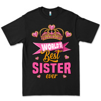Black world's best sister ever Premium Tee - Jasminsmagicworld