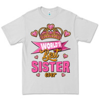 Dove Grey world's best sister ever Premium Tee - Jasminsmagicworld