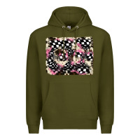 Army Green cowhide racing backgraund Premium Hoodie - JahusDesignShop
