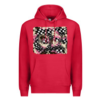 Cardinal cowhide racing backgraund Premium Hoodie - JahusDesignShop