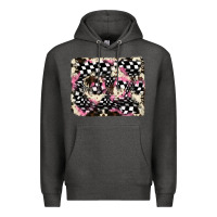 Charcoal Heather cowhide racing backgraund Premium Hoodie - JahusDesignShop