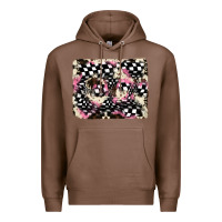 Chestnut cowhide racing backgraund Premium Hoodie - JahusDesignShop