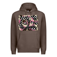 Coffee cowhide racing backgraund Premium Hoodie - JahusDesignShop