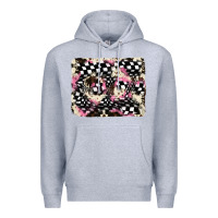 Heather Grey cowhide racing backgraund Premium Hoodie - JahusDesignShop