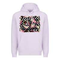 Lilac cowhide racing backgraund Premium Hoodie - JahusDesignShop