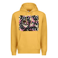 Mustard cowhide racing backgraund Premium Hoodie - JahusDesignShop