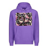 Purple cowhide racing backgraund Premium Hoodie - JahusDesignShop