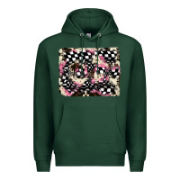 Sports Green cowhide racing backgraund Premium Hoodie - JahusDesignShop