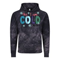 Cloud Black yes i am cold Vintage Hoodie - MaliasSmallBusiness