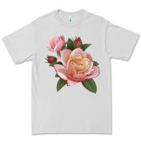 Dove Grey State Of Grace Rose Premium Tee - LillyAllenDesigns