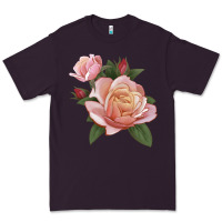 Plum State Of Grace Rose Premium Tee - LillyAllenDesigns