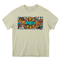 Mossy leopard sunflower mom license plate Heavy Core Tee - Artiststas