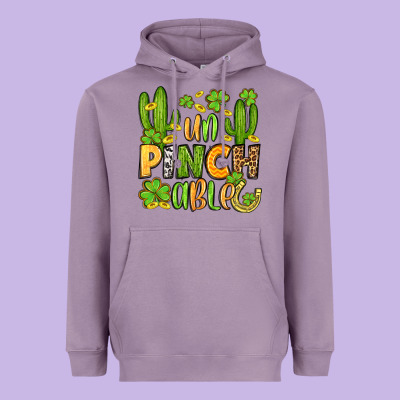 Un Pinch Able  St. Patrick's Day Heavyweight Hoodie Designed By Oliviacreatesart