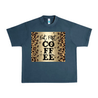 Midnight Navy but first coffee Urban Heavy Tee - JahusDesignShop