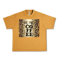 Peanut Butter but first coffee Urban Heavy Tee - JahusDesignShop