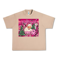 Burro pink christmas vibes Urban Heavy Tee - MaliasSmallBusiness