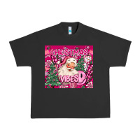 Pigment Black pink christmas vibes Urban Heavy Tee - MaliasSmallBusiness