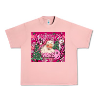 Salmon pink christmas vibes Urban Heavy Tee - MaliasSmallBusiness